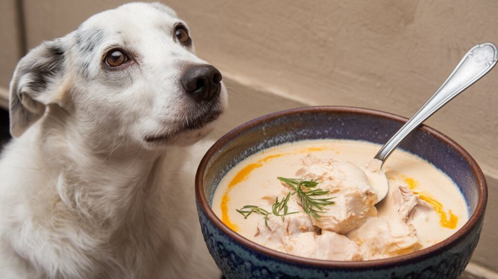 Cream of chicken soup for dogs