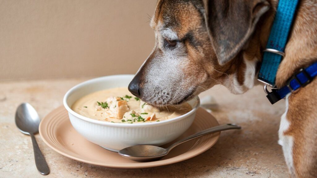 Is cream of chicken soup safe for dogs
