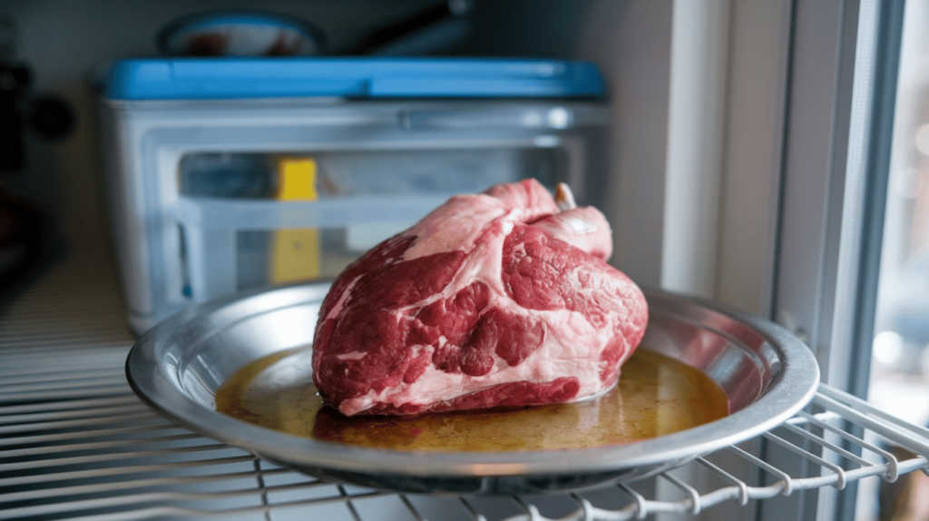 Frozen beef heart for dogs
