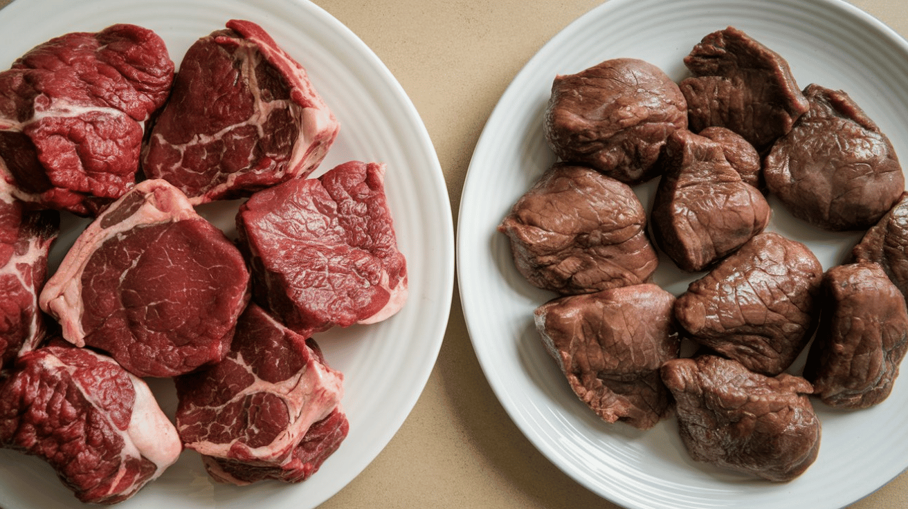 Raw vs cooked beef heart for dogs